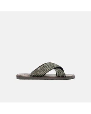 SCAROSSO Sliders - Brown