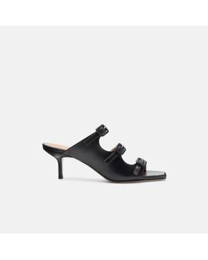 SCAROSSO Manuela Black Sandals
