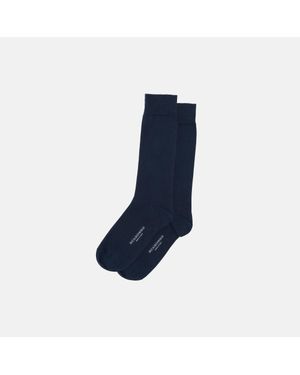 SCAROSSO Cotton Socks - Blue