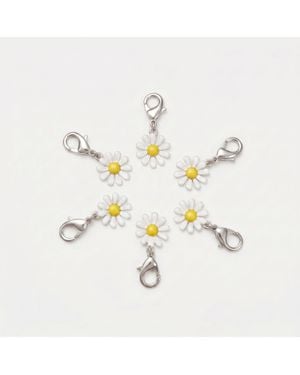 SCAROSSO Flower Charms - White