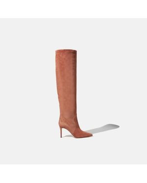 SCAROSSO Heeled Boots - White