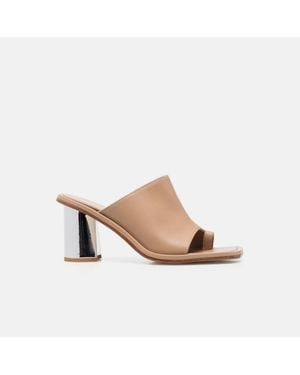 SCAROSSO Gwen Nude Heels - Black