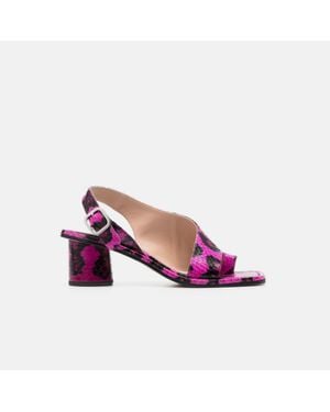 SCAROSSO Jill Fuchsia Elaphe - Pink