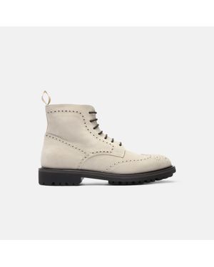 SCAROSSO Thomas Sand Suede - White