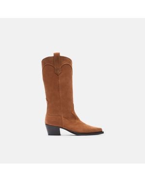 SCAROSSO Dolly Tan Suede - Brown