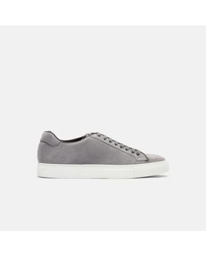 SCAROSSO Ugo Grigio Scamosciato Trainers - Grey