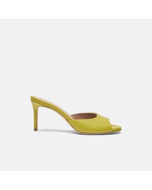 SCAROSSO Lohan Tan Suede Mules - Black