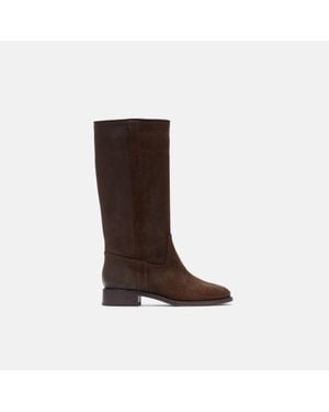 SCAROSSO Tess Suede - Brown