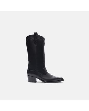 SCAROSSO Dolly Black Boots