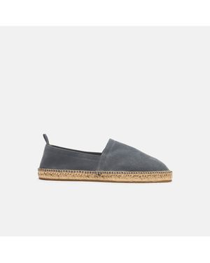 SCAROSSO Espadrilles Pablo Grey Suede Suede Leather