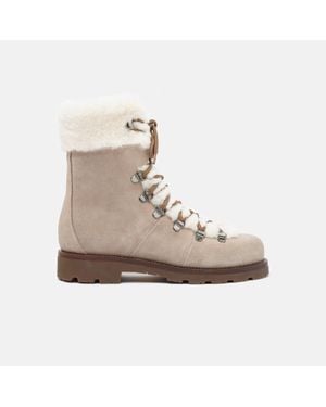 SCAROSSO Kat Fur Suede - Natural