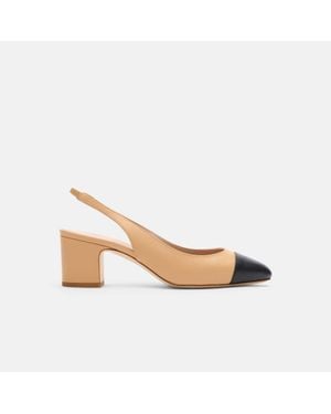 SCAROSSO Miranda Nude Edit Court Shoes - Black