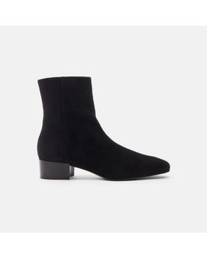 SCAROSSO Ambra Nera Scamosciata Boots - Black