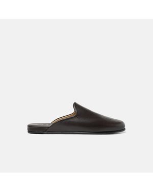 SCAROSSO Atlas Travel Slipper Dark - Black