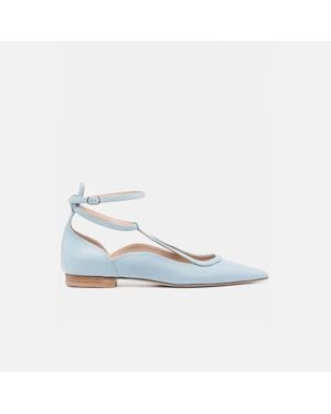 SCAROSSO Ballerina Shoes - Blue