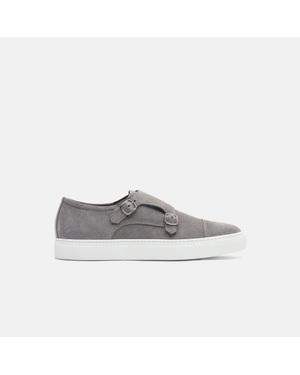SCAROSSO Fabio Grigio Scamosciato Trainers - Grey