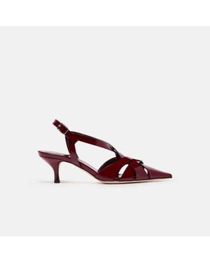 SCAROSSO High Heel Sandals - Red