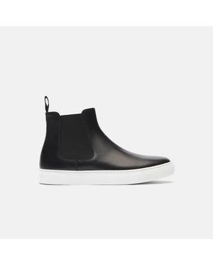 SCAROSSO Trainers Tommaso Nero Calf Leather - Black