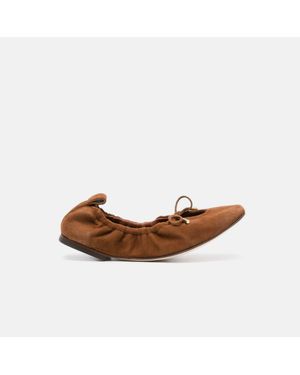 SCAROSSO Margot Tan Suede - Brown