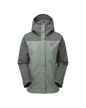 Sprayway Damen Wasserdichte Gore-Tex Hüttenjacke Mit Kapuze Regenjacke Mit Taschen - Grau
