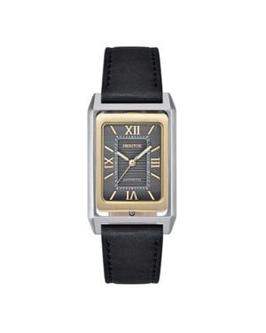 Heritor Heritor Automatikuhr Esteban Mit Lederarmband - Grau