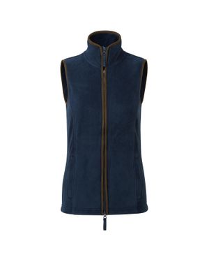 PREMIER Ladies Artisan Fleece-Weste (Marine/Braun) - Blau