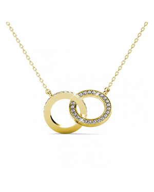 Myc Paris Circle Twin Halskette - Mettallic