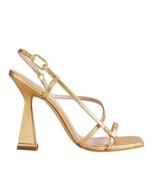 Ted Baker Cayena Damen Sandalen Mit Hohen Absätzen - Mettallic