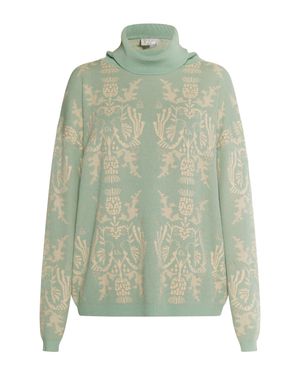 Usha Strickpullover Damen Mint Creme - Grün