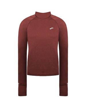 Brooks Notch Thermal 2.0 Damen-Oberteil - Rot