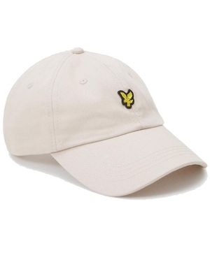 Lyle & Scott Herren Baumwollschalen Baseballcap - Weiß