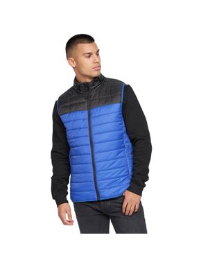 Crosshatch "Presnell" Weste Hoch Geschnitten Für Herren - Blau