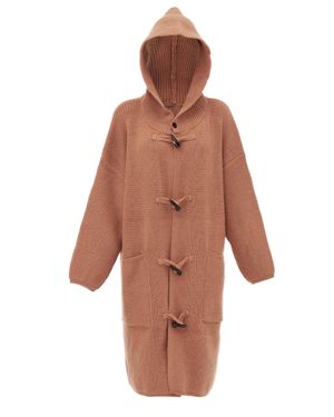 RISA Strickjacke Damen - Natur