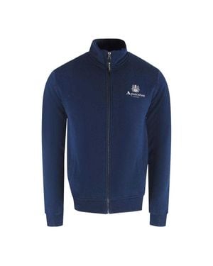 Aquascutum Erwachsene Komplett-Reißverschluss Aktives Sweatshirt (Marineblau)
