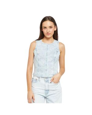 Levi's "Topanga" Ärmelloses Oberteil Für Damen, Denim, Schmal (Wasser) - Blau