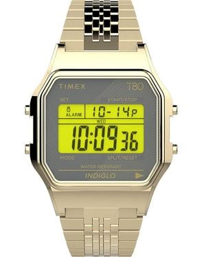 Timex Montre T80 Pour Mixte Doré Tw2U93500 - Grau