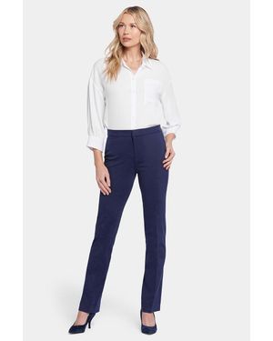 NYDJ Schlanke Hose Jersey - Blau