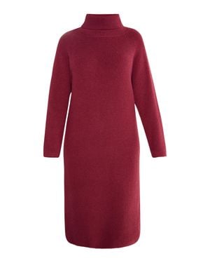 Usha Kleid Damen Dunkelkirschrot