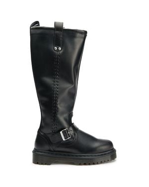 Dr. Martens Anistone Biker-Stiefel - Schwarz