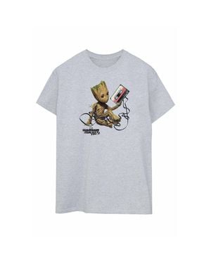 Marvel "Guardians Of The Galaxy" T-Shirt Für Damen (Grau)