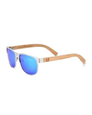 Earth Wood Troon Polarisierte Sonnenbrille - Blau