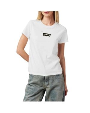 Levi's T-Shirt Für Damen - Weiß
