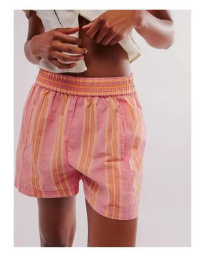 Everyday the Label Damen Shorts Mit Elastischem Bund - Rot