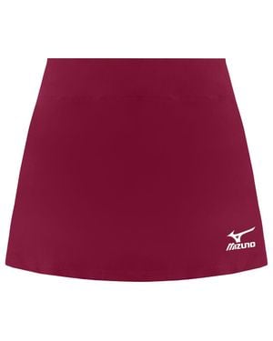 Mizuno Flex Burgundy Tennis Skort - Rot