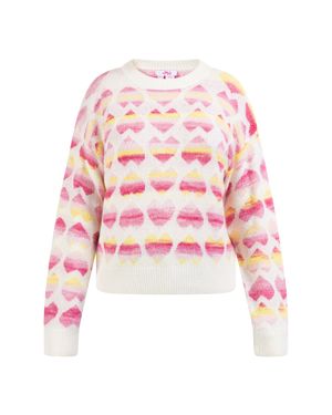 Mo My Pull En Maille Blonda - Pink