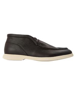BOSS "Sienne Desb" Chukka-Stiefel Für Herren, Leder (Dunkelbraun) - Schwarz