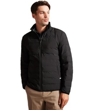 Ted Baker Herren Nylon-Pufferjacke - Schwarz