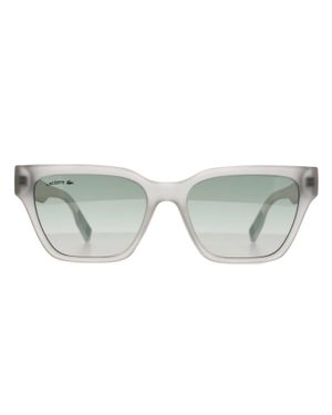 Lacoste L6002S 970 Sonnenbrille Mit Mattem Kristall Und Blauem Farbverlauf - Grau