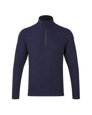 PREMIER Erwachsene Recyclight Quarter Zip Fleece - Blau