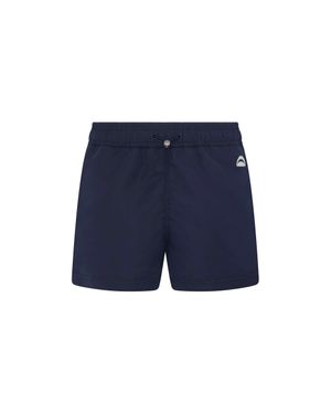 Let's Swim Marineblaue Badeshorts Mit Haikopf